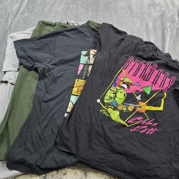 Mens 2XL Graphic Tee Bundle Kool-Aid Anime Star Wars Goodfellow Lot - Picture 16 of 16